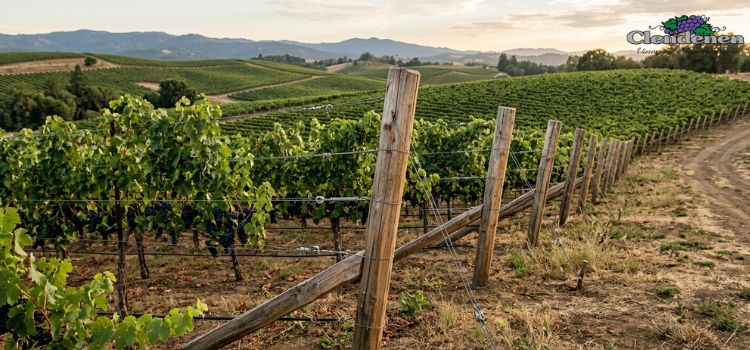 Custom Vineyard Fence Installation